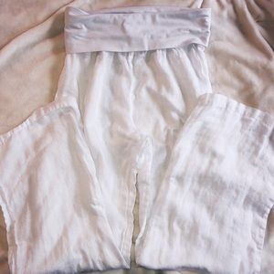White Beach Pants